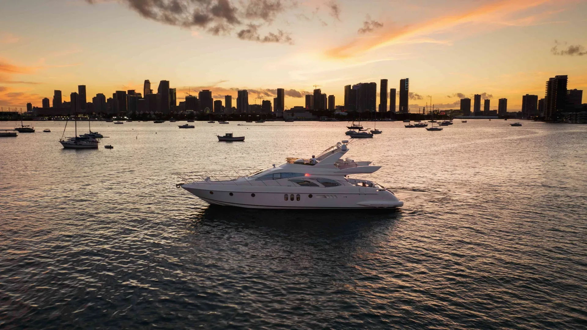 Affordable yacht rental Miami cheap private boat charters on Biscayne Bay