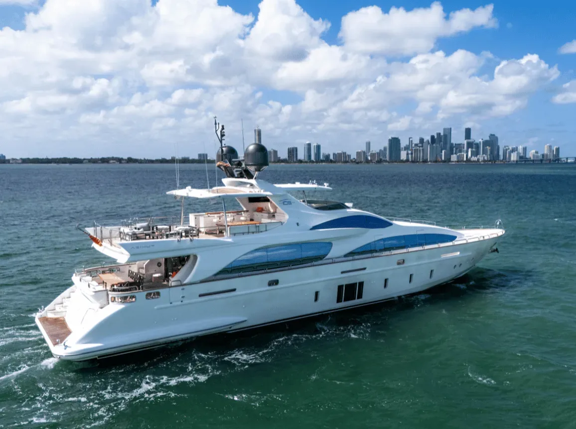 Azimut 105 FT Yacht Rental Miami