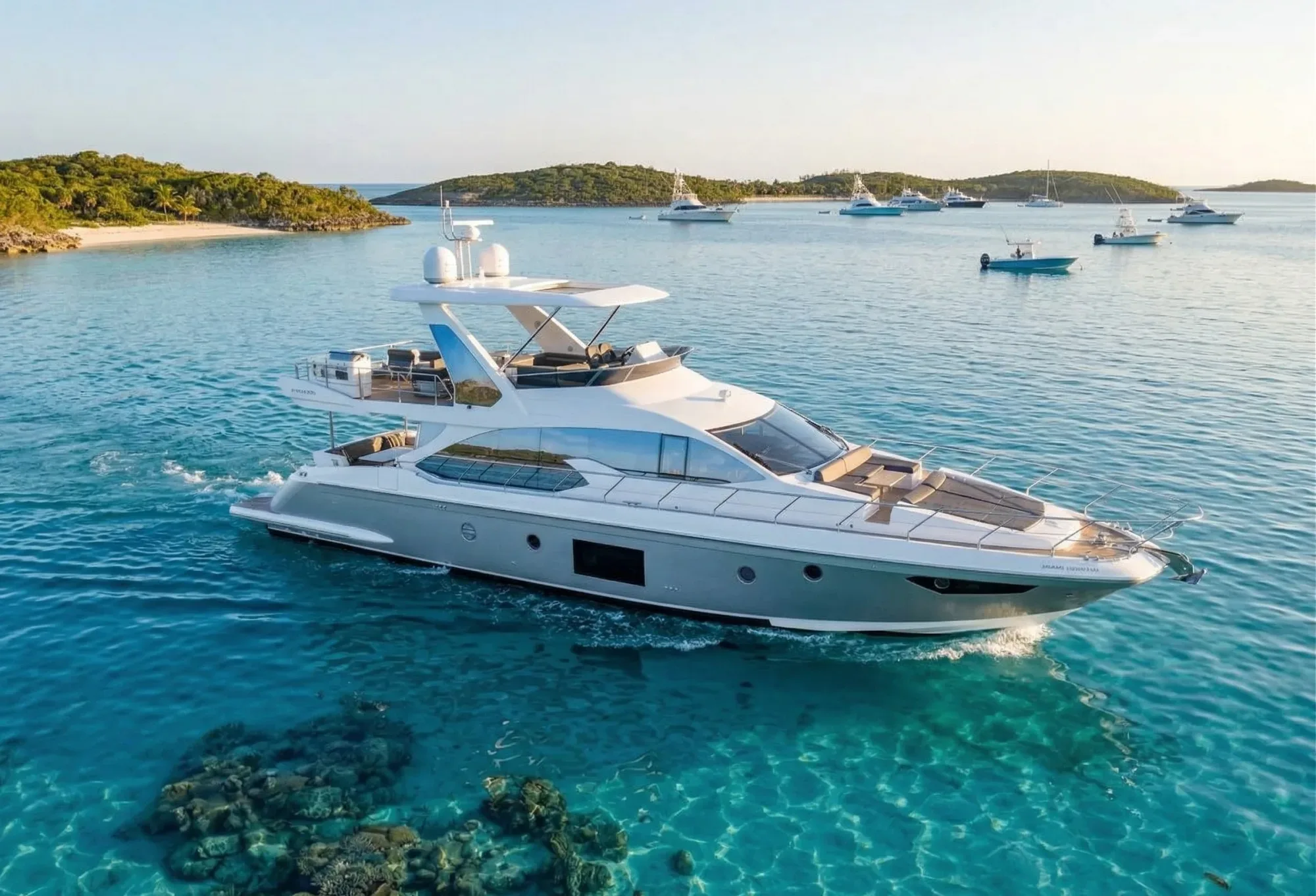 Private yacht charter to the Bahamas
