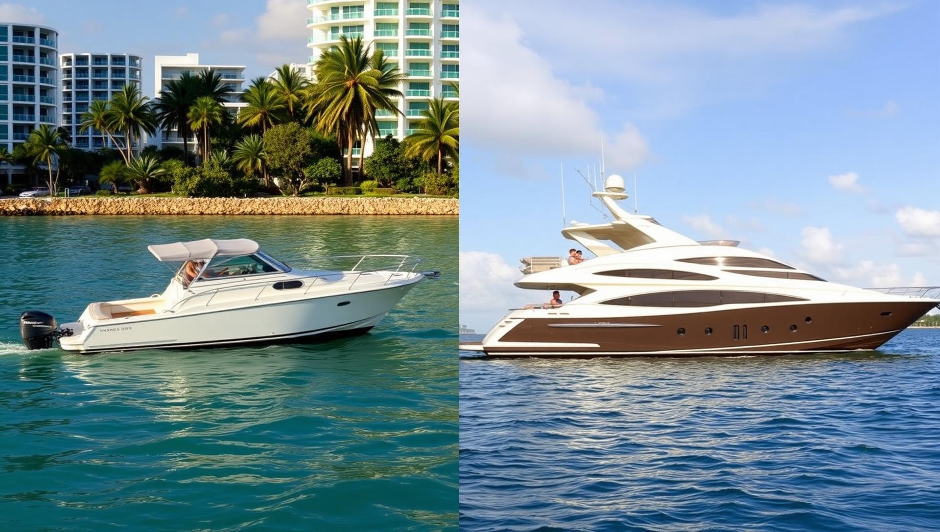Yacht Rental Miami Beach Comparison yacht rental miami beach compared to standard boat rental miami beach