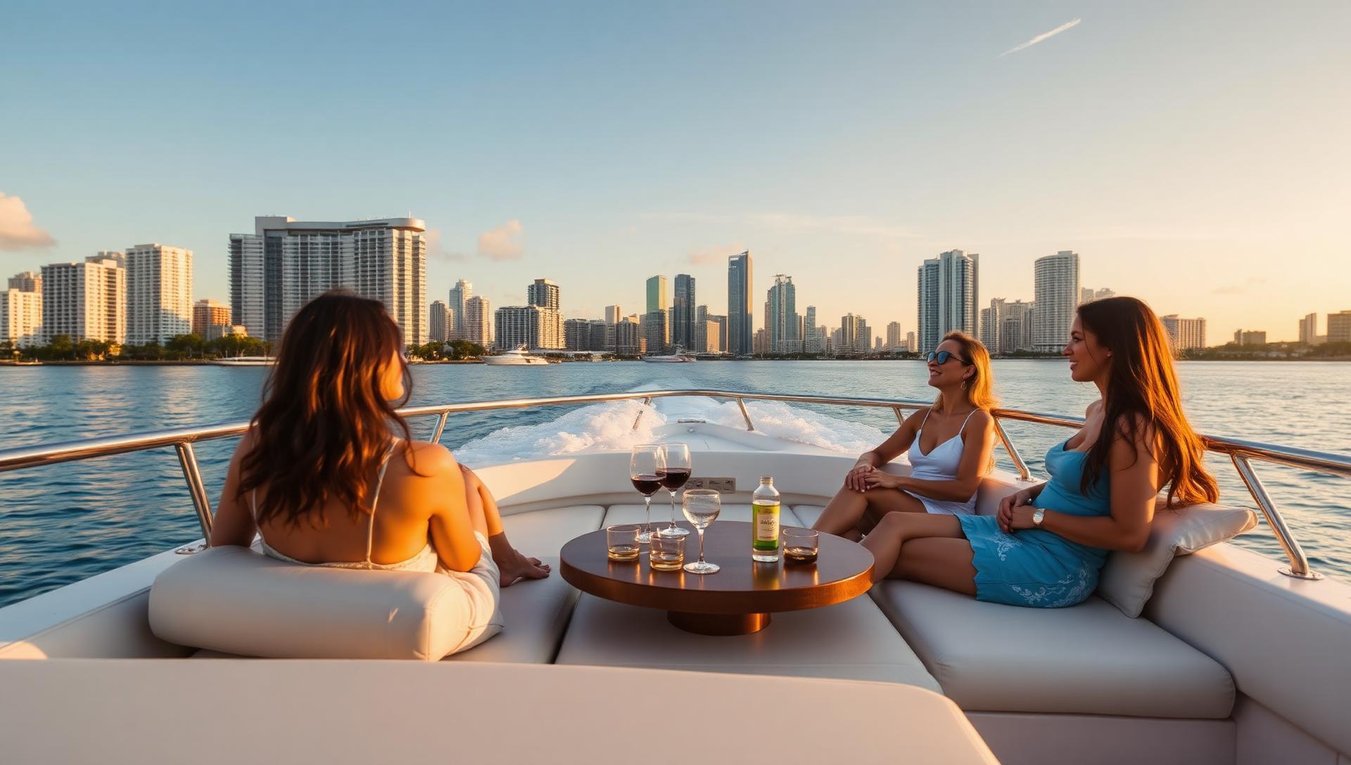 Luxury Yacht Charter in Miami yacht charter in miami for Miami residents enjoying a luxury day on the water