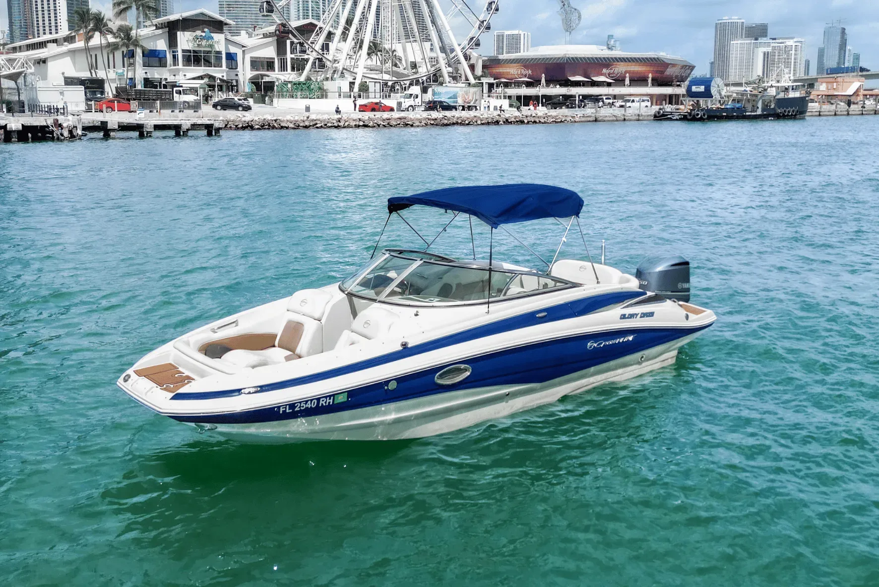 Crownline 26ft Yacht Charter Miami