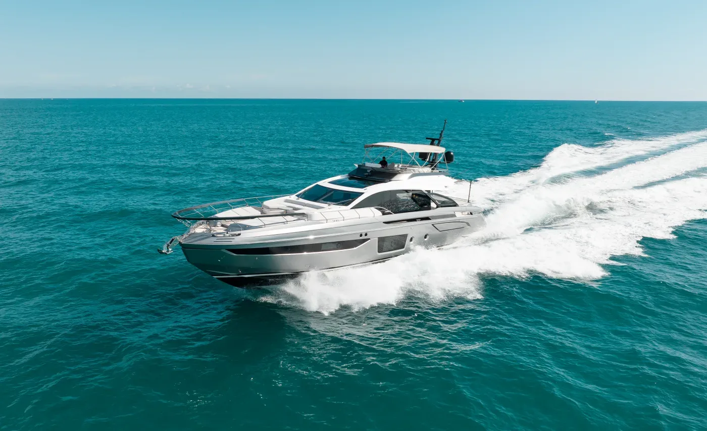 Doral yacht rental Miami Biscayne Bay private charter Dinner Key