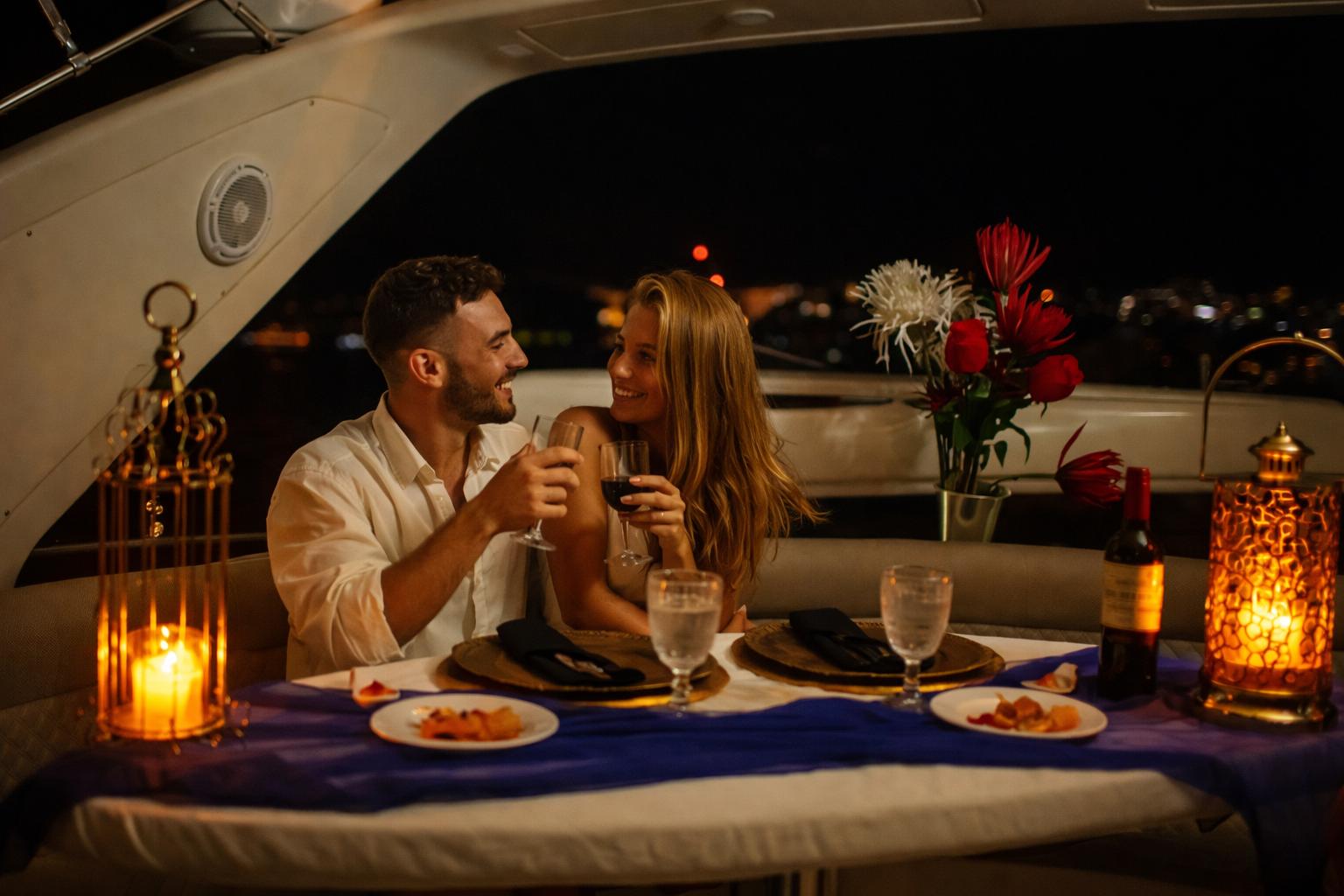 Sunset Yacht Dinner Miami sunset yacht dinner miami with private dining on the water at golden hour