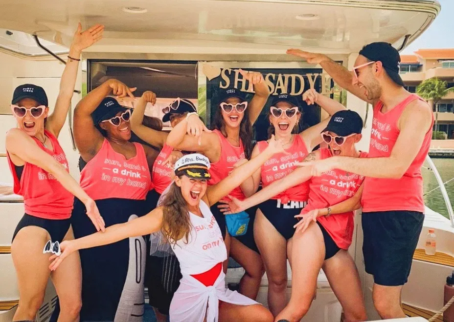 Miami Bachelorette Yacht vs Party Bus — Crown Yachts miami bachelorette yacht party private experience