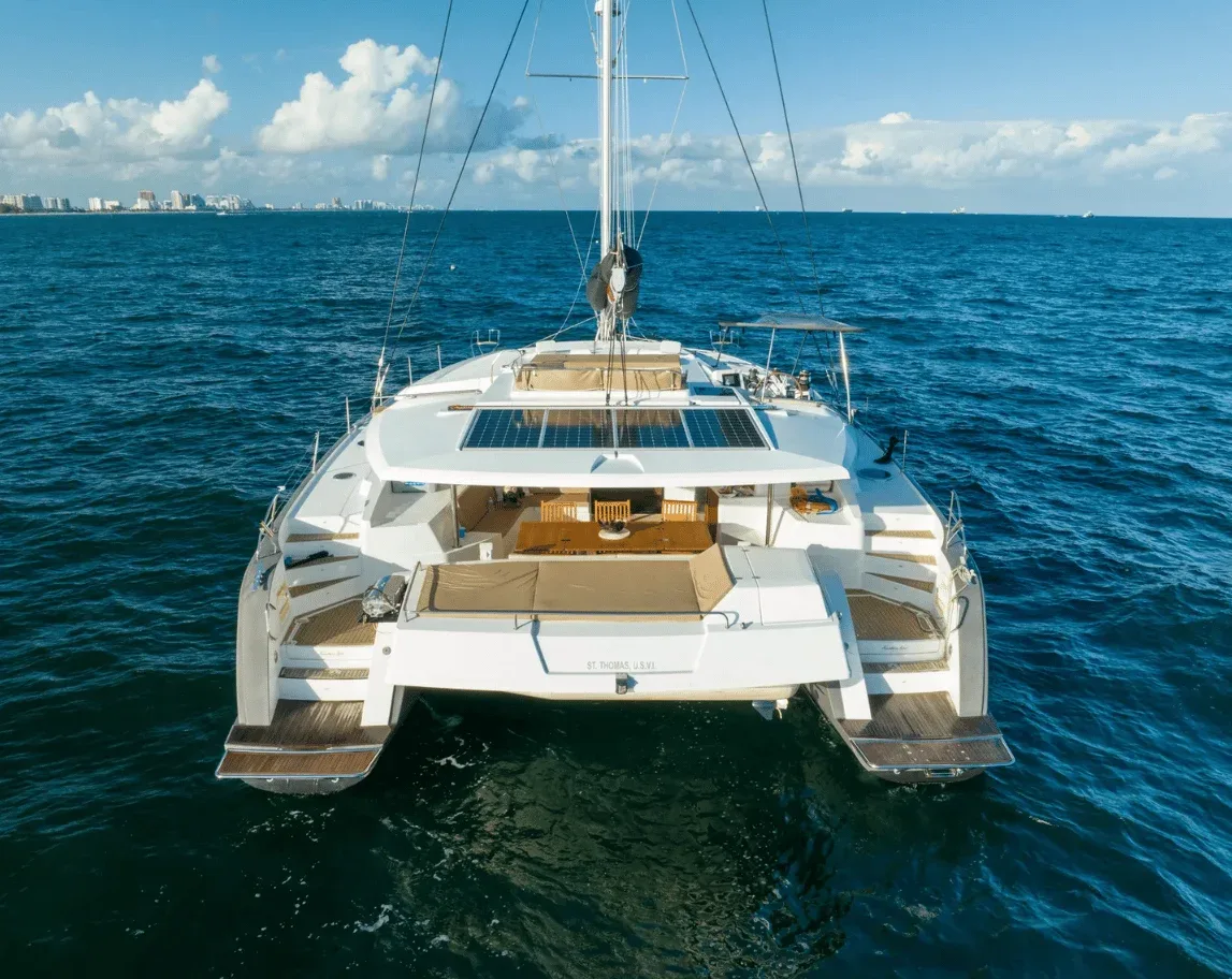 Miami sailing charter, private group on sailboat