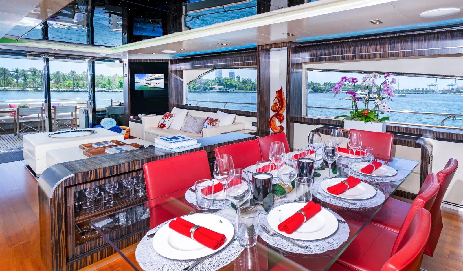 Sunny Isles Beach yacht charter private cruise Haulover Sandbar Atlantic