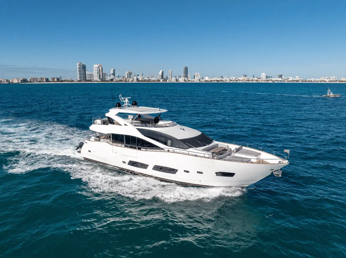 Sunseeker 96 FT Yacht Rental Miami