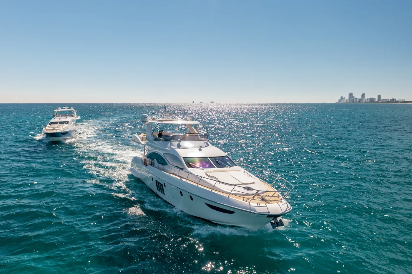 Wynwood yacht charter on Biscayne Bay Miami