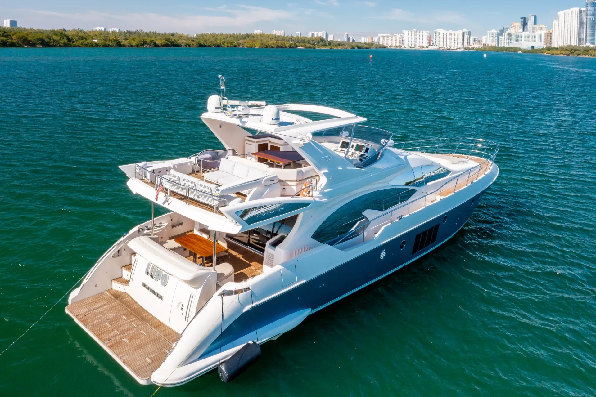 Wynwood yacht rental Miami, private charter departing from downtown marinas