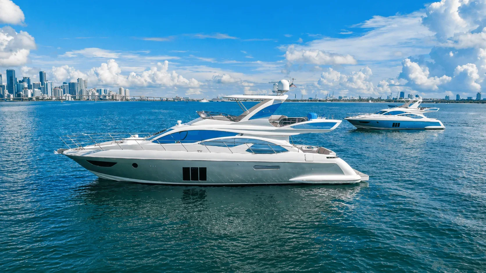 Miami to Bahamas yacht charter captain briefing before Gulf Stream crossing
