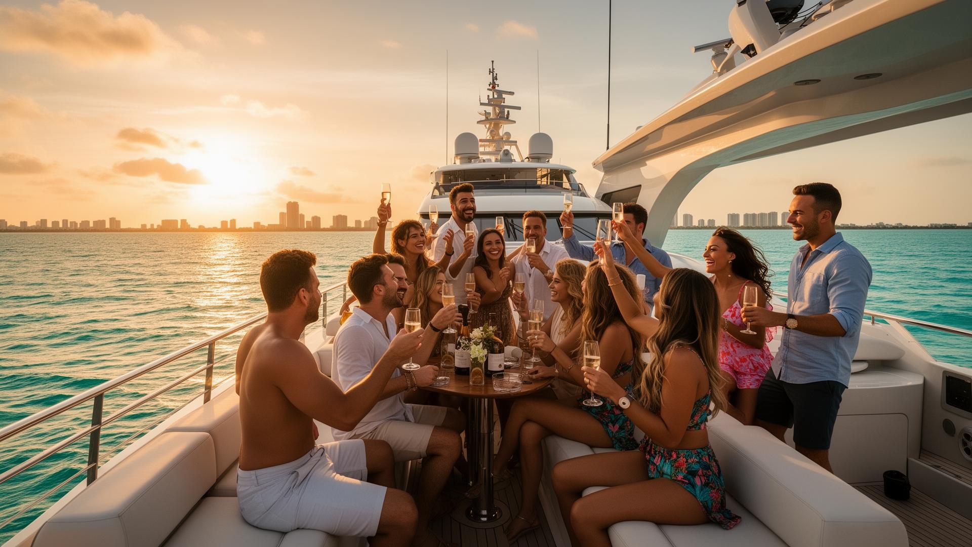 Yacht event planning Miami Biscayne Bay