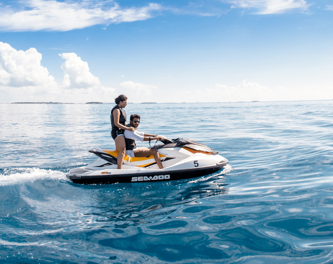 Jet ski rental on a Miami yacht charter